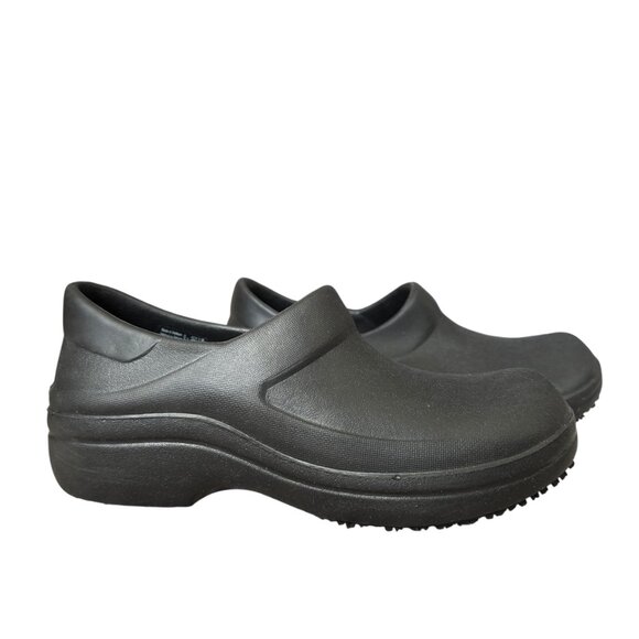 Crocs Neria Pro II work clog black slip ons women's size 6 - Picture 5 of 10